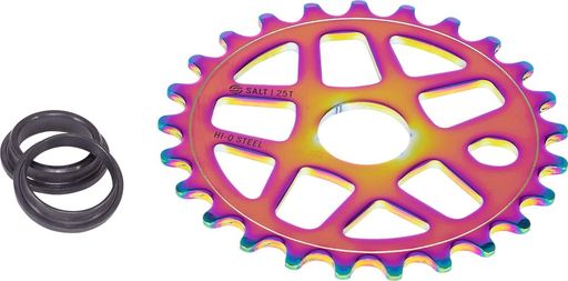 ソルト(Salt)銀輪BMX用チェーンリングゲートウェイスプロケット25Tオイルスリック スポーツ・アウトドア-チェーンリング-自転車用パーツ