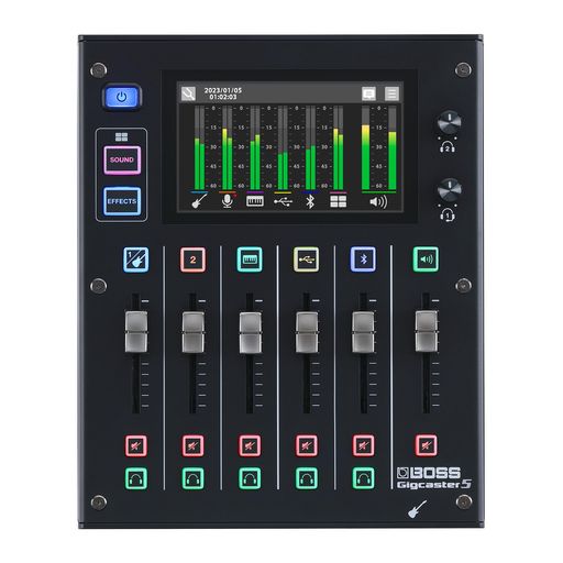 BOSS雇い主/Gigcaster5(GCS-5)配送用オーディオミキサー 音楽制作-パソコン・周辺機器