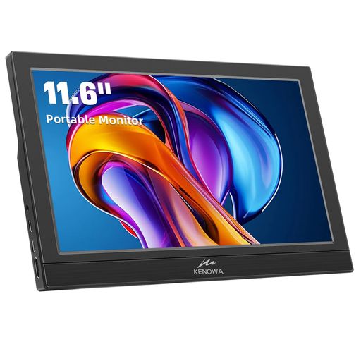 KenowaUSB-C移動性管する11.6in1920x1080P解像力モバイルディスプレイポータブルモニター超軽さ16:9すがた絵比USB