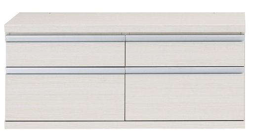 フナモコローチェストFLS-110S白いこと木材幅110x高さ48糎