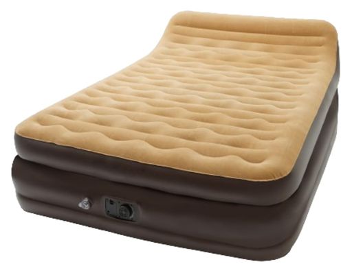 ビータ(Vita) 背もたれ付き電動エアーベッド ワイド 幅153x奥行230x高さ78cm 重量9.2kg 来客用 マットレス 屋外 キャンプ テント 自動｜VlookupStore 店