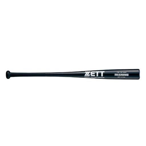ZETT(ゼット) 野球 木製 トレーニング バット 実打撃可能 84cm ブラック(1900) BTT17784｜VlookupStore 店
