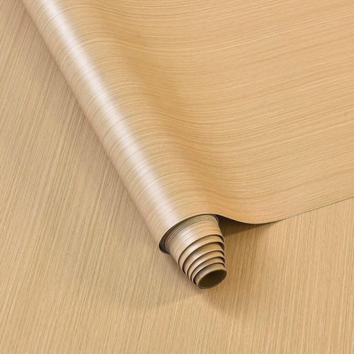 Boobest幅120cmx長さ5m壁紙シール木目テーブルリメイクシート木目シートライトイエロー壁紙シール北欧木目調シール壁紙はがせる厚手防水防汚防油防カビ和風模様替え簡単襖床壁補修用壁紙…
