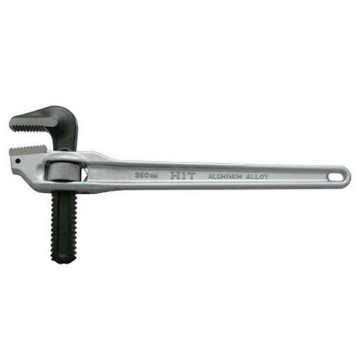 HIT たて型アルミパイプレンチ 450mm AOP450|VlookupStore 店