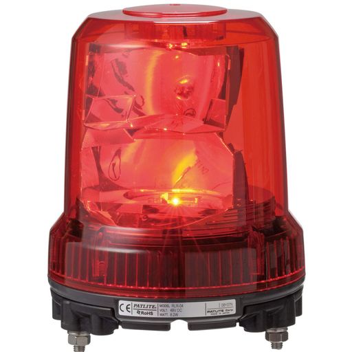 パトライト/PATLITE強耐振型LED大型回転させる灯RLR-M1-RΦ162LED赤いこと