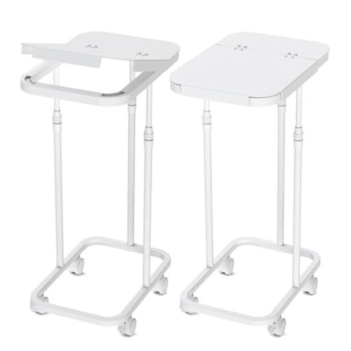 PRTONEゴミ袋ホルダーキャスター付き縦開きゴミ箱分別2個セット高さ調整可20L~90L袋対応骨組みタイプ袋かけるだけゴミ箱45Lふた付きおしゃれスリム2分別ゴミ箱ニオイ漏れ対策ダストボック…