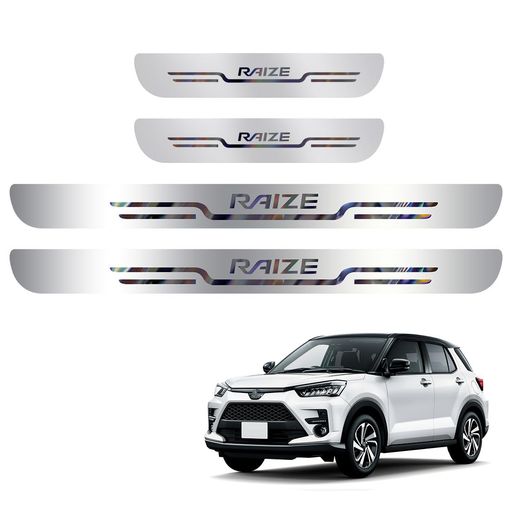 GOODGOODCAR最新設計ライズ全シリーズ発売モデル専用光鏡面設計サイドステップガードスカッフプレートライズ2024(令和6)年11月発売モデルから2019発売モデルまで全シリーズ適用光鏡面デザイ…