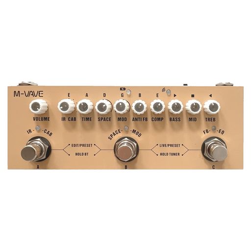 Btutyポータブル多機能エレキギターコンバインドエフェクトペダルとワイヤレス音楽再生電話録音オーディオインターフェース機能