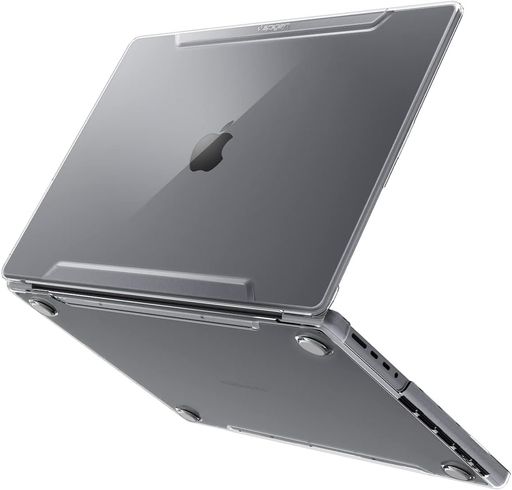 SpigenMacBookPro16インチM5Max/M5Pro/M5/M4/M3/M2/M1(2026/2025/2024/2023/2021)ケースクリア透明ハードシェル保護カバーシン・フィットACS04210