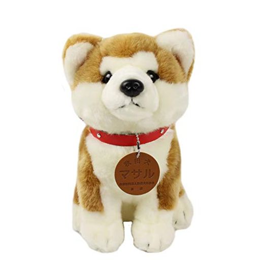秋田犬マサル ぬいぐるみ 座りM