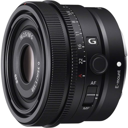 SONY(ソニー)標準単焦点レンズフルサイズFE50mmF2.5GGレンズデジタル一眼カメラα[Eマウント]用純正レンズSEL50F25G