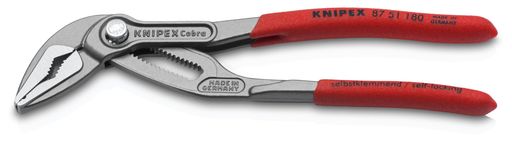 KNIPEXクニペックスCobraESコブラエクストラスリムウォーターポンププライヤー150粍上滑り押しとどめるプラスチックコーティングハンドル8751-180