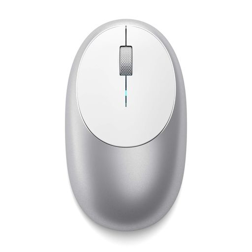 SATECHIM1無線ワイヤレスマウスアルミ製(USB-C充電式、1200DPI、人間工学デザイン対応のBluetoothマウス、MacBookAir&Pro、ノートPC、iPadなど対応)?シルバー