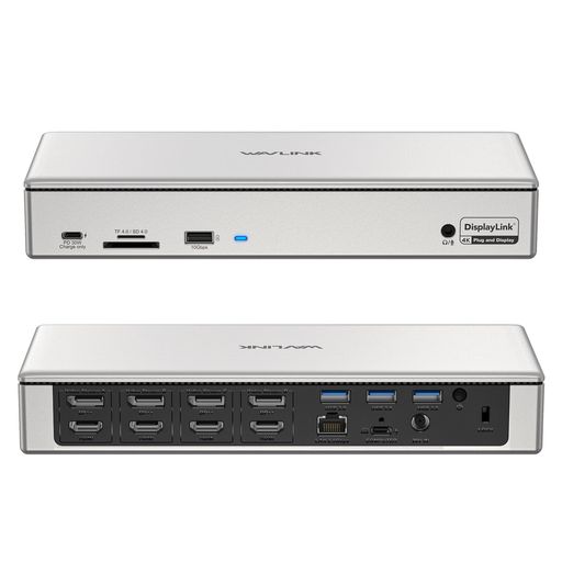 USBCユニバーサルドック4K@60サイクルクアッドディスプレイ、4モニタードッキングステーション100W進行係り申し受ける、4XHDMI、4XDP、Thunderbolt3/4、Windows、Mac相応う(2.5G