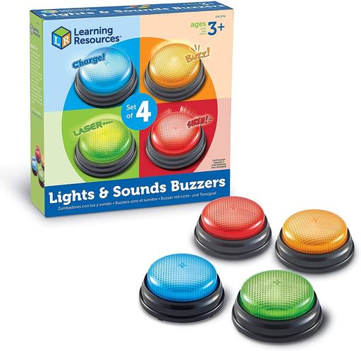 ラーニングリソーシーズLights&SoundsBuzzersアンサーブザー4種類の光&音LER3776