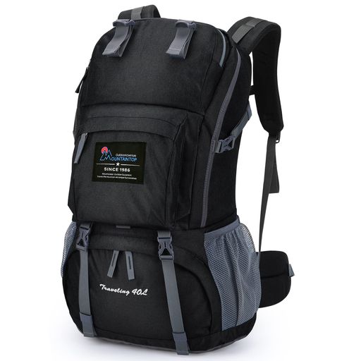 [MOUNTAINTOP]登山リュック40L軽量YKKジッパーバックパックアウトドアキャンプ大容量ハイキングリュックサックレディースデイパック旅行メンズ