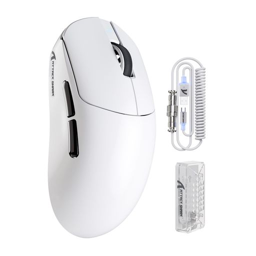 ATTACKSHARKX8PROゲーミングマウス軽さ無線電話無線電話二十日鼠8000hzポーリングレートトライーモード55gつけ加えるさし引き5PixArt3395PRO検出器大きめ二十日鼠働き掛ける対称的最大限度40000DPI亢進60G