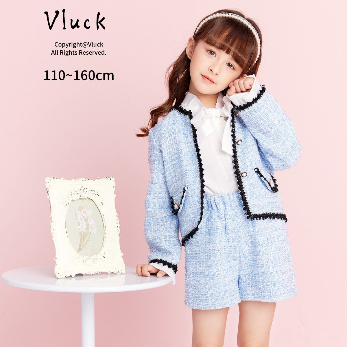 入学式 スーツ 女の子 子供服 卒園 110 1 130 Cm 2点セット ジャケット パンツ キッズ フォーマル 入学式スーツ 子供スーツ 水色 卒園式 結婚式 七五三 発表会 リボン 子ども ノースリブ ドレス 入園 衣装 長袖 当日発送 22年 卒業式 撮影