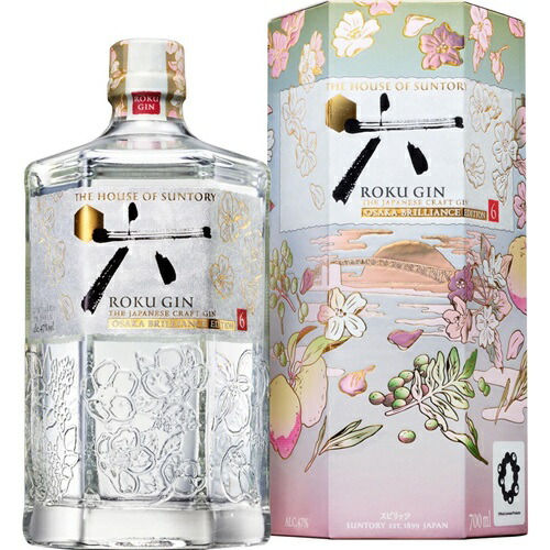 数量限定 サントリー ROKU ＜六＞ OSAKA BRILLIANCE EDITION 700ml 47度 大阪万博記念ボトル ジャパニーズ クラフト ジン ロク オオサカ エディション ブリリアンス JAPANESE CRAFT GIN 長S 7,590円