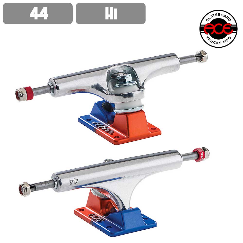 スケボー トラック ACE エース AF1 ANODIZED BLUE ORANGE POLISHED 44 スケートボード TRUCK SKATE 公式 正規店 コンビニ受取り可能｜ヴォーグスポーツ店