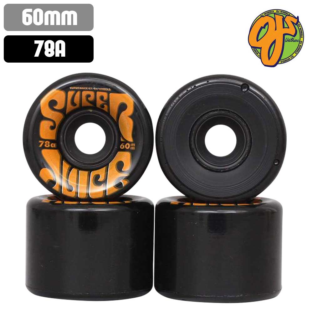 スケボー ウィール Oj Wheels オージェー ウィールズ Oj Super Juice Black 60mm 78a スケートボード Wheel Skate あす楽 公式 正規店 Fitzfishponds Com