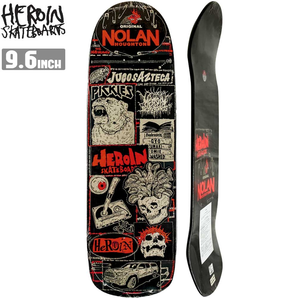 楽天市場】【ｴﾝﾄﾘｰで全商品☆P10倍】スケボー デッキ HEROIN