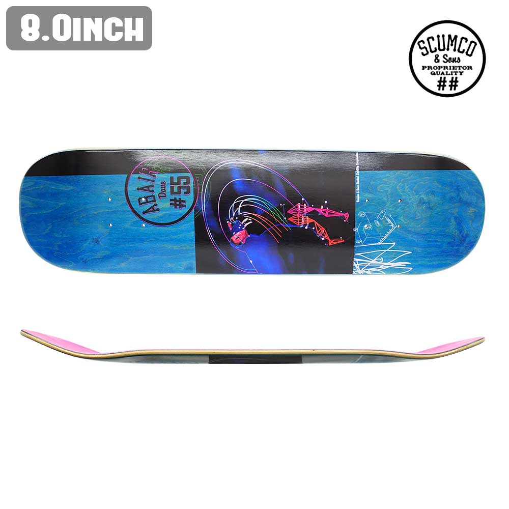 最終値下げ デッキ Scumco Sons スカムコアンドサンズ Dave Abair スケートボード スケボー 板 ストリート Skate Deck あす楽 公式 正規店 Inch 8 0 ヴォーグスポーツ店 早割クーポン Raahdari Com