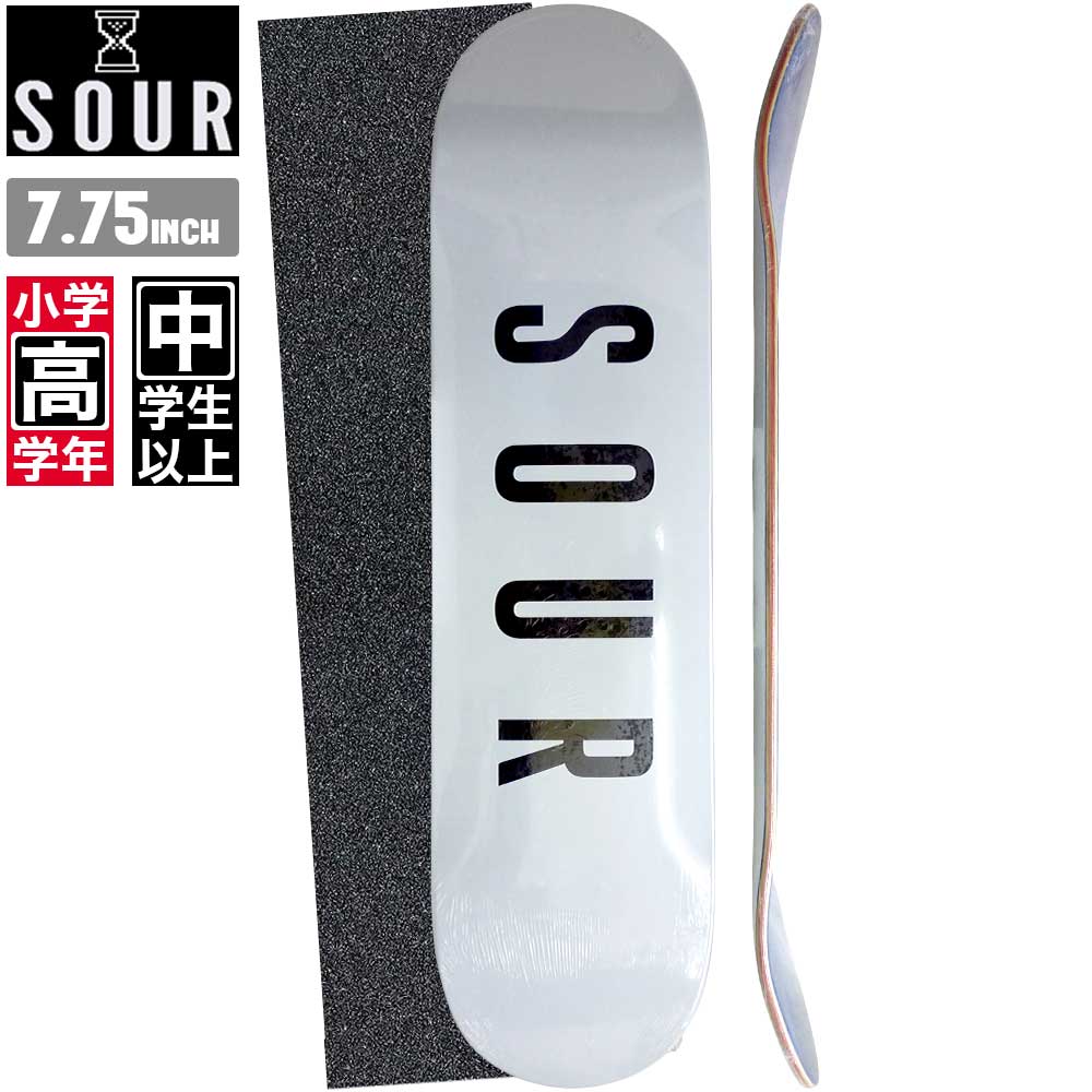 最大57 Offクーポン スケボー デッキ Sour サワー Sour Army White スケートボード 板 ストリート Skate Deck あす楽 スケート ボード 初心者 トリック ランプ ボール Inch 7 75 Fucoa Cl