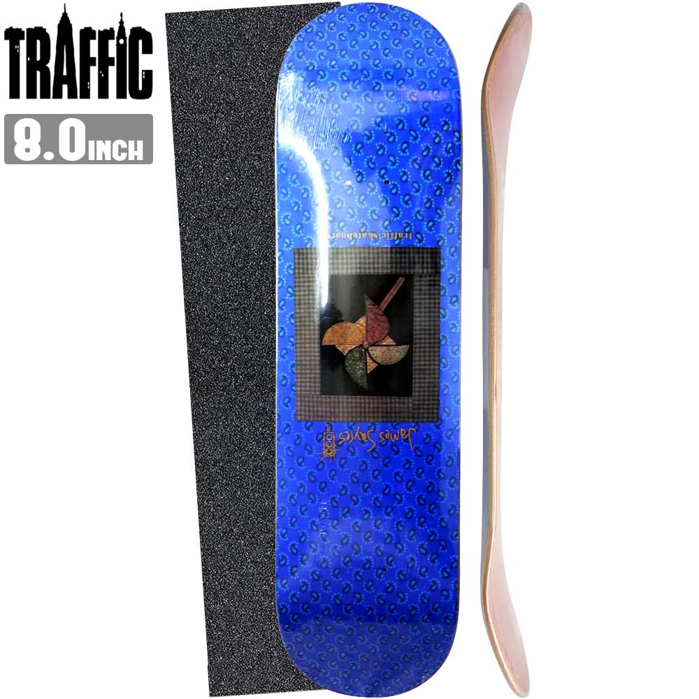 スケボー デッキ Traffic トラフィック Sayers Waste Of Paint スケートボード 板 ストリート Skate Deck あす楽 スケート ボード 初心者 トリック ランプ ボール Inch 8 0 ブランドのギフト