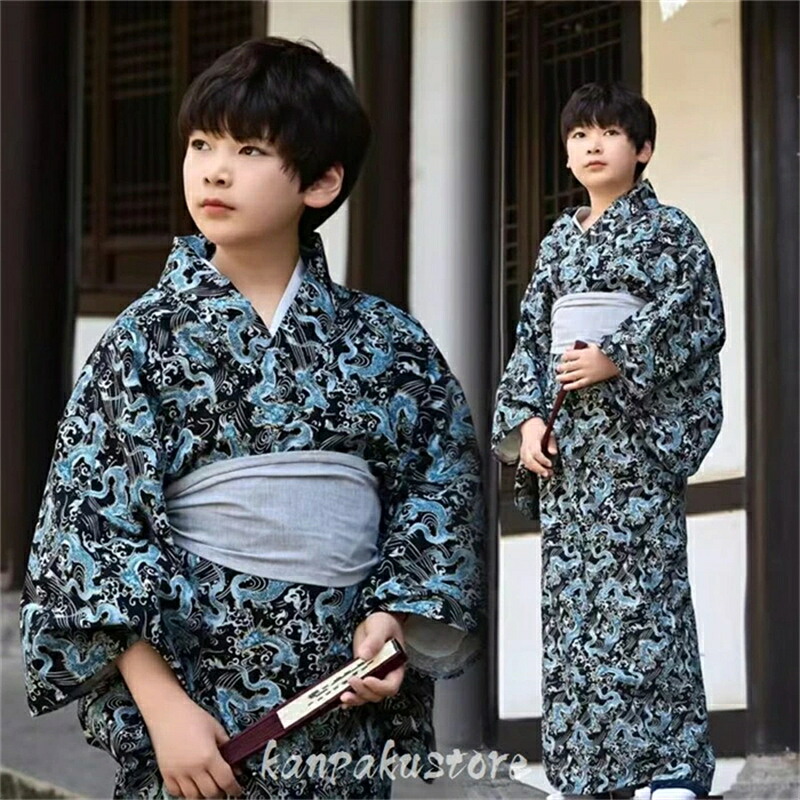 赤ちゃん 浴衣 ゆかた 竜柄 御坊っちゃん ちびっ子 キッズ 御坊っちゃん お御祭り 培養祭 飾り気の無い着付け 帯 仕掛ける サボ 和柄 着物 レトロ 洗える 夏御祭り 夕涼み会 盆踊り 御盆ひと休み 御祭り 差し上げ物 可愛らしい 好いたらしい 今めかしい かっこいい 飾り気の無い 中学生 七五三 90 100 110 120 130 140 150 160