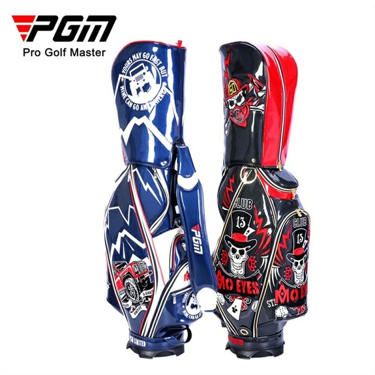 【Pro Golf Master】正規品　PGM MOEYESシリーズ　ハイエンド刺繍クリスタルゴルフバッグ　グルフバック　練習用　防水PU　多機能　約13｜Voie Select 店