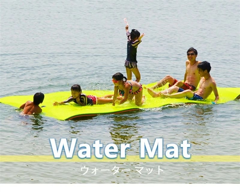 SALE【三年保証】スーパーセール期間中 10倍ポイントGET」フローティング マット 550cm×180cm ★固定用ロープ&フック付き★ ウォータ|Voie Select 店