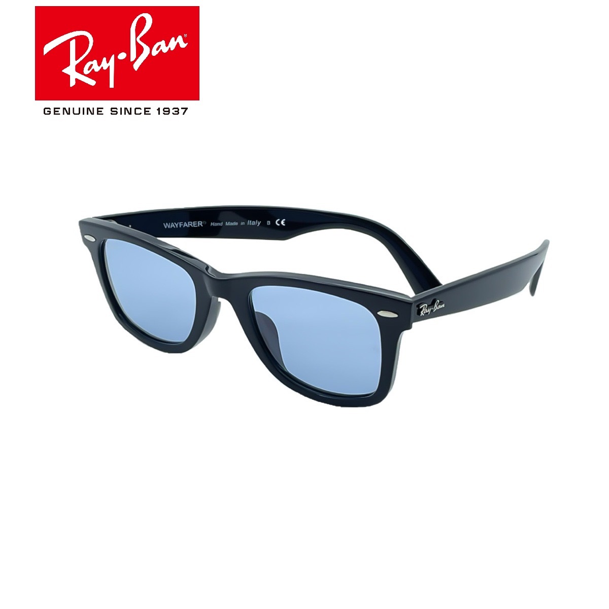 RayBan レイバン 置き目品 WAYFARER RB2140F 901/64 ウェイファーラー 黒眼鏡 アイウェア UV 撥ね除ける 紫外線 打つ手 UV400 メンズ レディース ユニ一発やる 色合い水晶体 かっこ良い オール陽気 ウェリントン 豆の町 ビンテージ バッグ・小物・ブランド雑貨-眼鏡・サングラス-サングラス