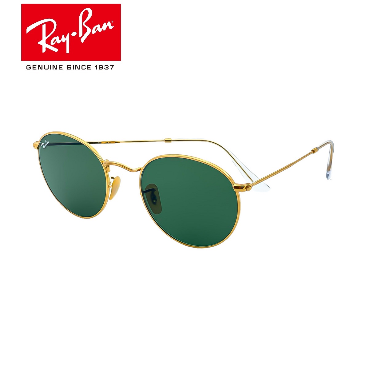 楽天市場】RayBan レイバン 正規品 RB3447N ROUND FLAT LENSES 001/3F