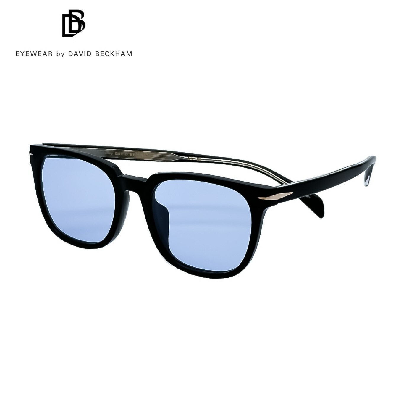 デビッド・ベッカム サングラス ブラック/ブルー Amazon.co.jp: [デビッドベッカム]サングラス アイウェア 52