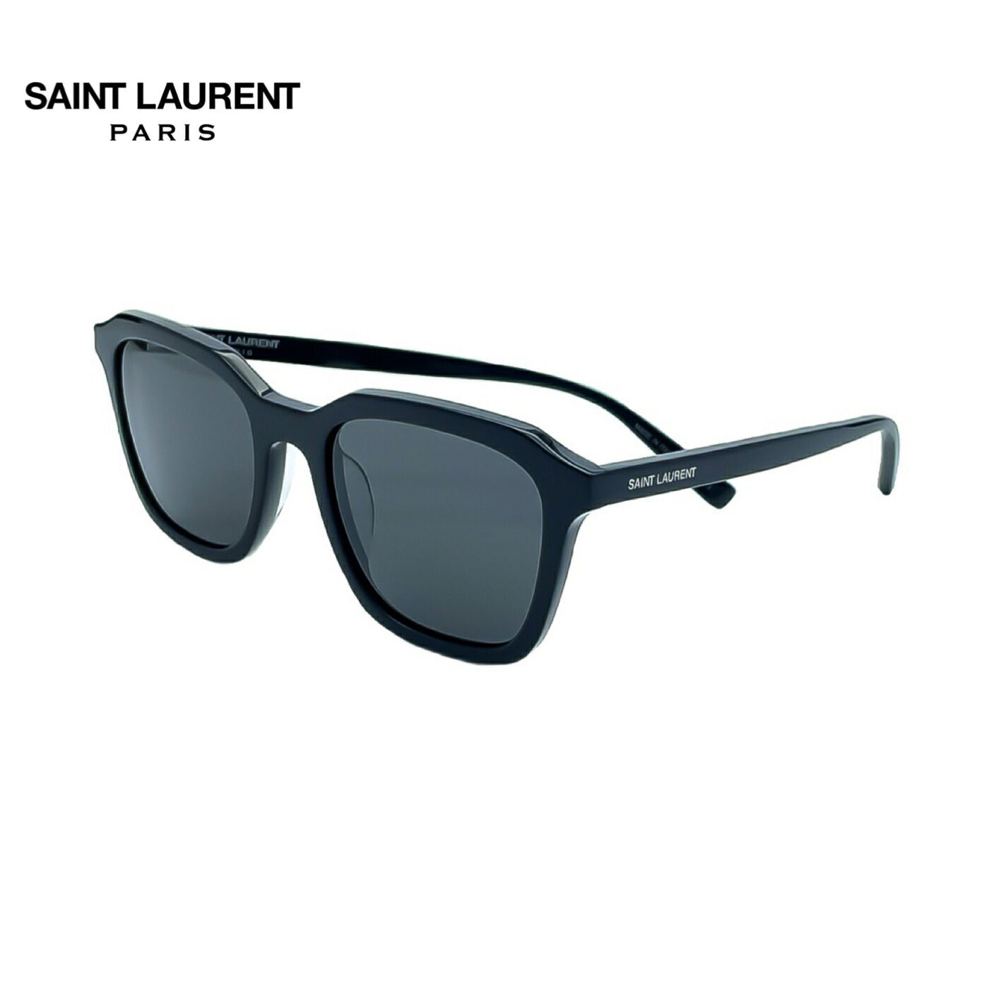 Saint 最安値で の Laurent 眼鏡 サングラス ゴツいのにスマートでスタイリッシュなアイウェアです Sl457 Saint 001 Voir 角ばっててビシっと決まる サンローラン