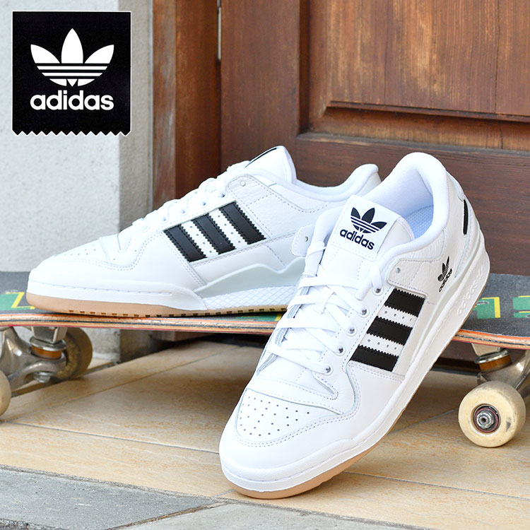 アイボリー×レッド adidas アディダス フォーラム スニーカー adidas 