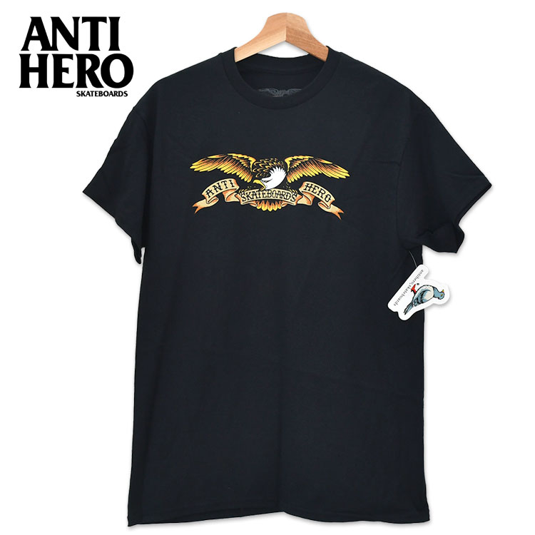 楽天市場】アンタイヒーロー メンズ Tシャツ ロゴ 半袖TEE 丸首T