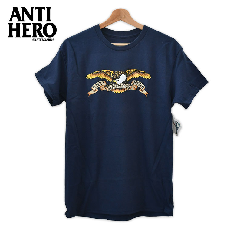 楽天市場】ANTIHERO メンズ Tシャツ アンタイヒーロー ロゴ 半袖TEE