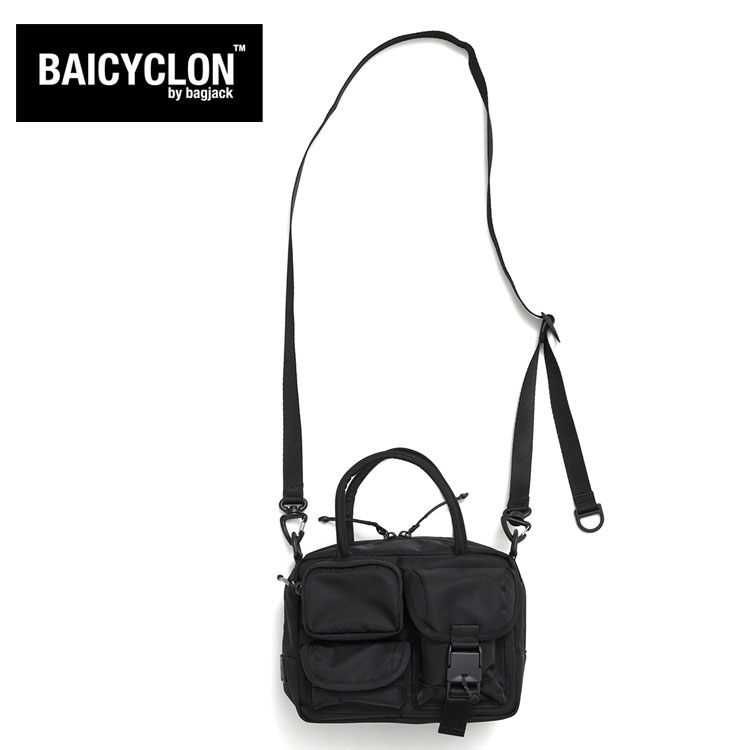 バイシクロン バイ バッグジャック マルチポケット 2ウェイバッグ ブラック BAICYCLON by bagjack MULTI POCKETS 2WAY BAG BCL-130