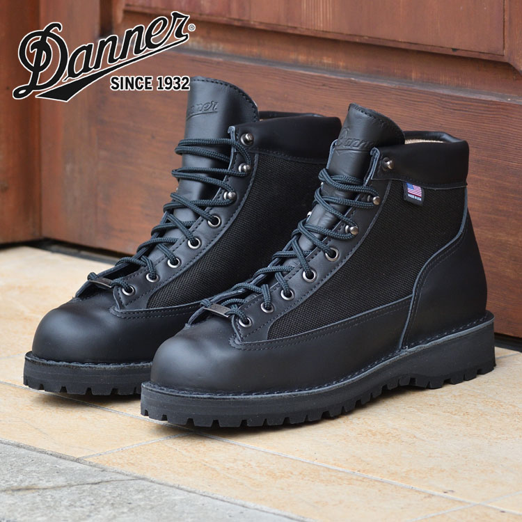 楽天市場 ダナーライト ブラック Made In Usa アメリカ製 Danner Light Black ゴアテックス ビブラムソール 防水 Voks