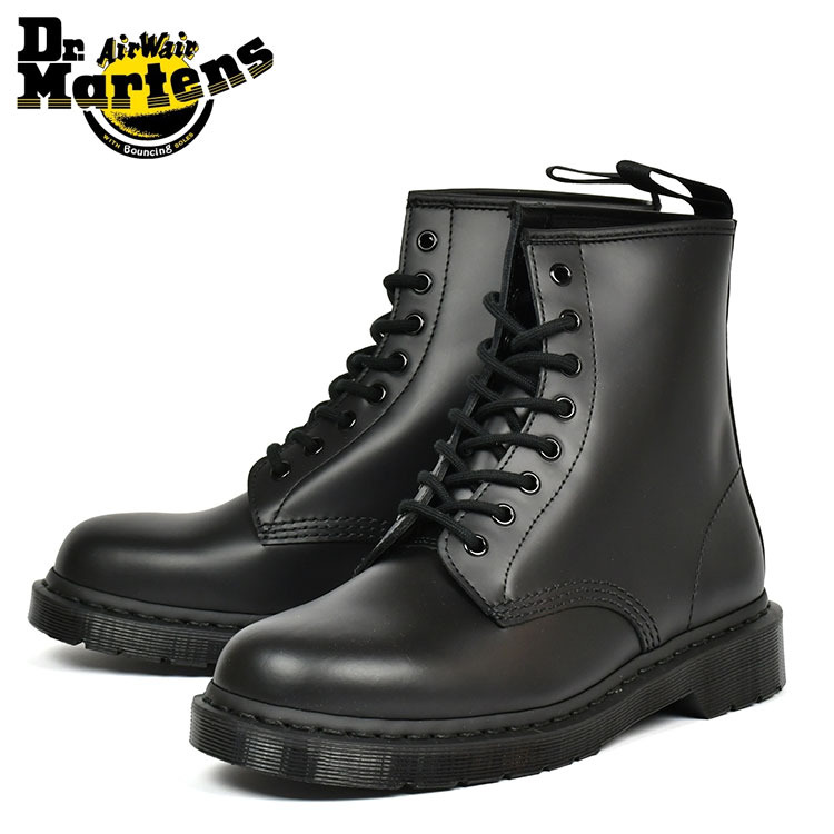 ドクターマーチン Dr.Martens 1460 MONO 8 ホールブーツ ブラック メンズ レディース 14353001｜Voks