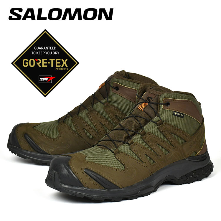 サロモン SALOMON XA TRACKER GORE-TEX Earth Brown/Olive Night/Black エックスエー トラッカー ゴアテックス L47855300