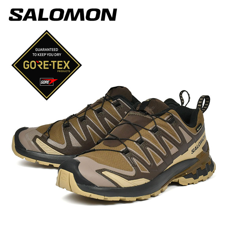 SALE サロモン SALOMON XA PRO 3D V9 GORE-TEX Dark Earth/Desert Tan/Black エックスエープロ ゴアテックス トレイルランニングシュー L47881800