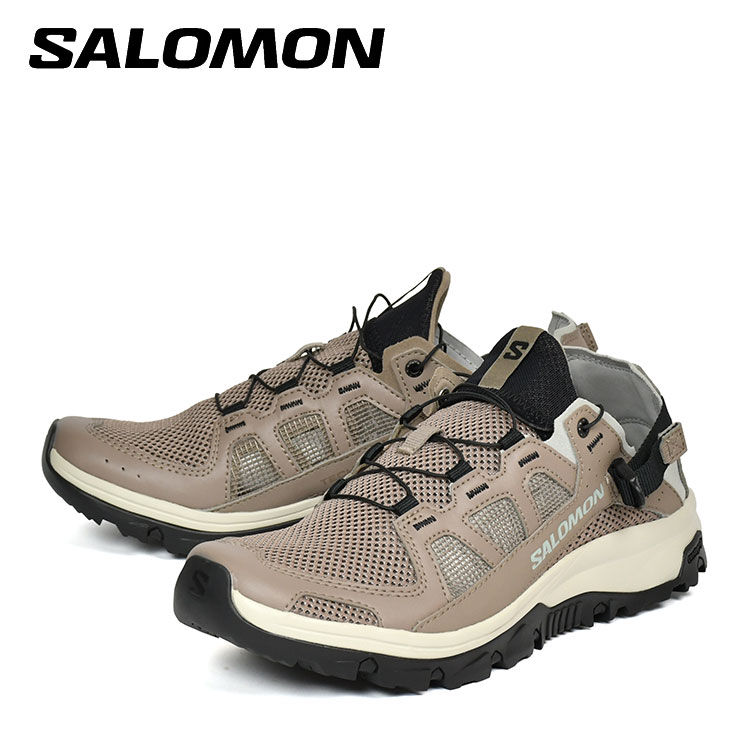 サロモン テックアンフィビアン お水シューズ サンダル メンズ SALOMON TECHAMPHIBIAN 5 Walnut/Wrought Iron/Black L49104200