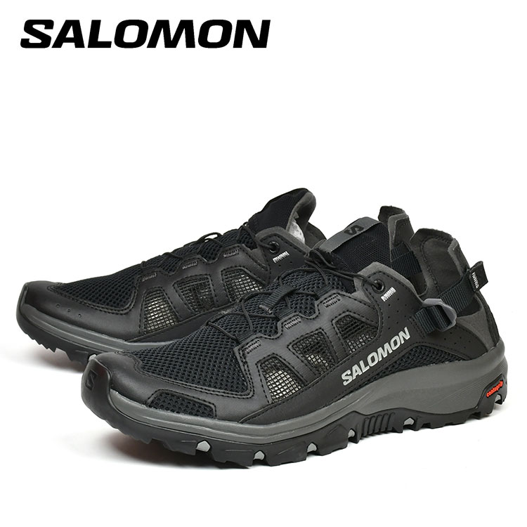 サロモン テックアンフィビアン お水シューズ サンダル SALOMON TECHAMPHIBIAN 5 Black/Magnet/Monument L47115100