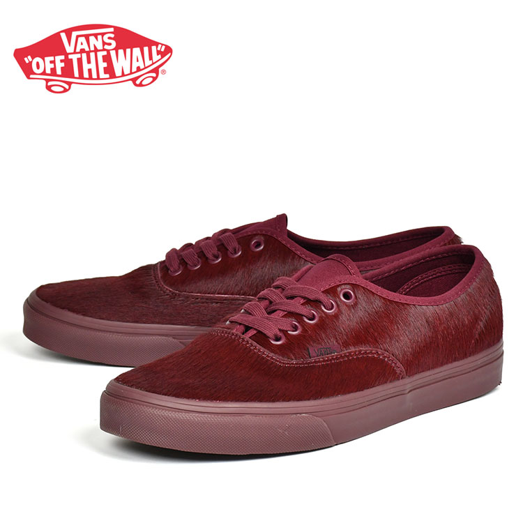 バンズ オーセンティック ポニーヘアー ハラコ VANS Authentic PONY HAIR PORT VN000D7YPRT
