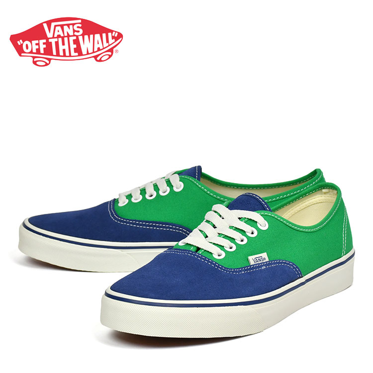 バンズ オーセンティック ネイビー/グリーン VANS Authentic PRIMARY NAVY VN000EHHNVY