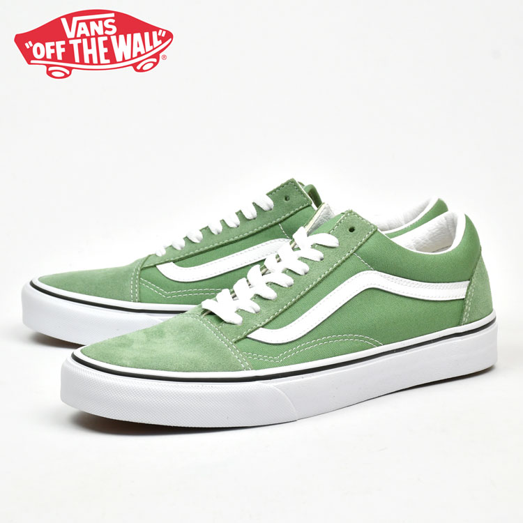 楽天市場 バンズ オールドスクール グリーン Vans Old Skool Shale Green True White ヴァンズ スケートシューズ Vn0a3wkt4g6 Voks