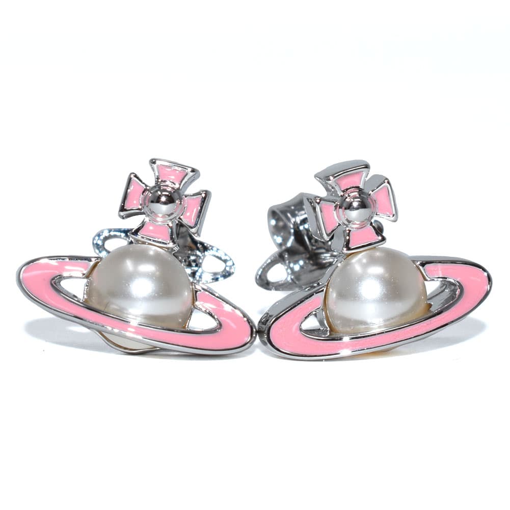 残りわずか ヴィヴィアンウエストウッド Vivienne Westwood スタッドピアス レディース オーブモチーフ ロゴモチーフ Iris Bas Relief Earrings 安心の定価販売 Atulshinde In